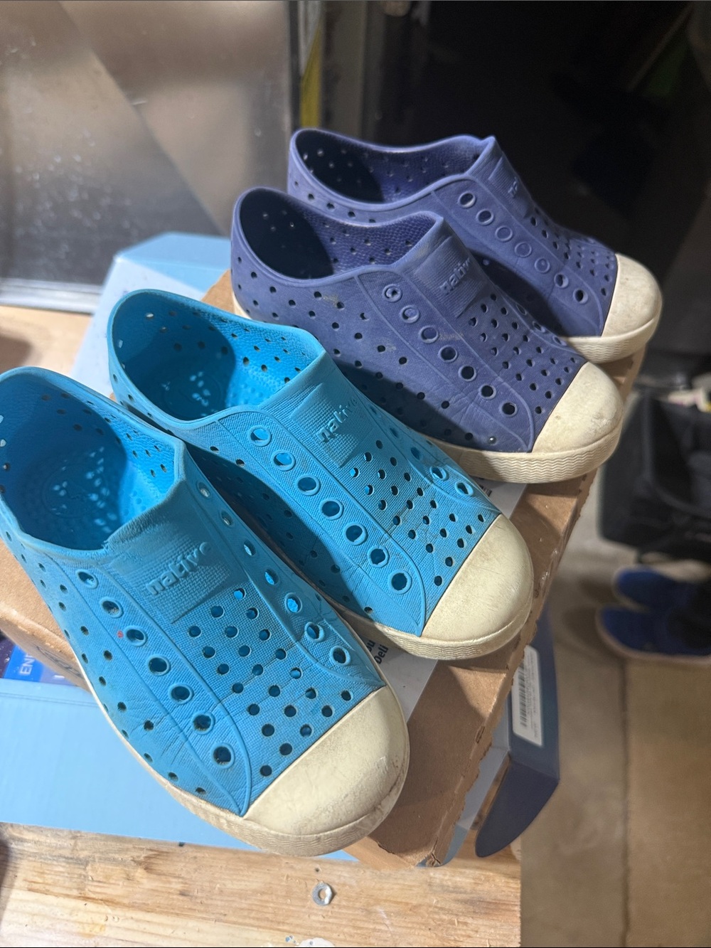 Bundle of 2 toddler (C11) native shoes